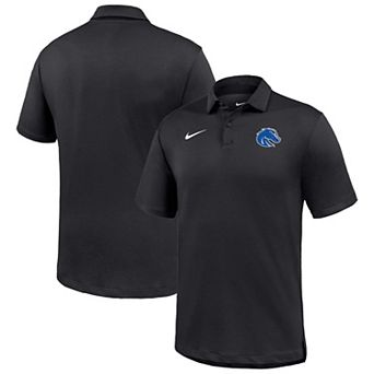 Men's Nike Black Boise State Broncos Dri-FIT Tour Polo