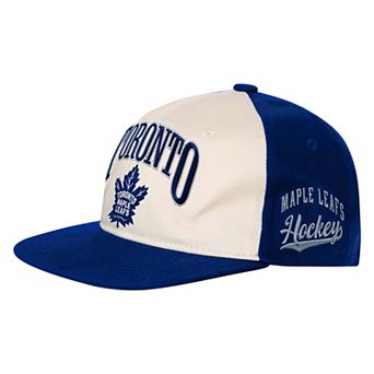 Youth Outerstuff Natural/Blue Toronto Maple Leafs Arch Snapback Hat