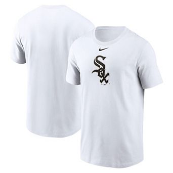 Men's Nike White Chicago White Sox Fuse Large Logo T-Shirt
