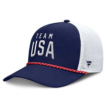 Men's Fanatics Navy Team USA Muscle Adjustable Hat