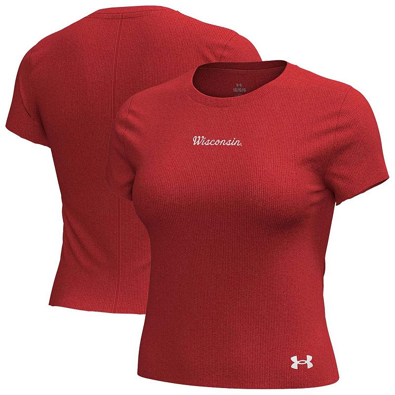 Under Armour Red Wisconsin Badgers Mercer T-Shirt