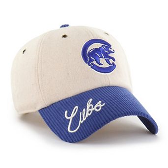 Men's '47 Natural/Royal Chicago Cubs Rope Script Clean Up Adjustable Hat