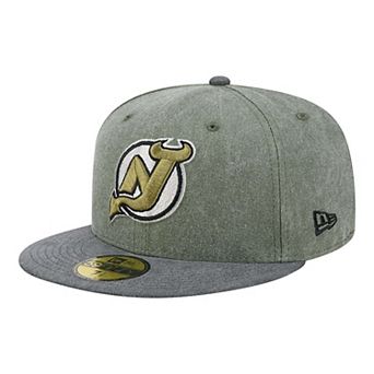 Men's New Era Olive/Black New Jersey Devils Roll Call 59FIFTY Fitted Hat