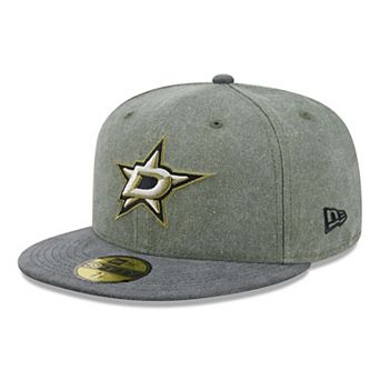 Men's New Era Olive/Black Dallas Stars Roll Call 59FIFTY Fitted Hat