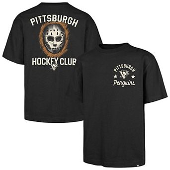 Men's '47 Black Pittsburgh Penguins HPD Mask Foundation T-Shirt