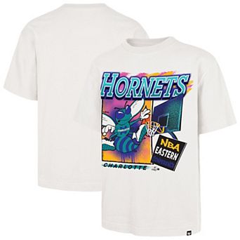 Men's '47 Cream Charlotte Hornets City Paint Reed Foundation T-Shirt