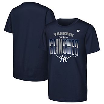Youth Fanatics Navy New York Yankees 2026 MLB Postseason Locker Room T-Shirt