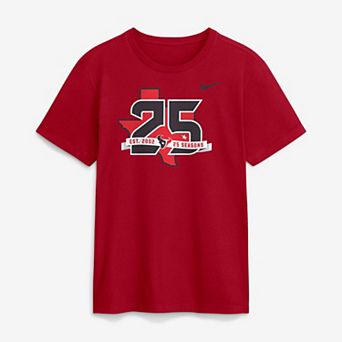 Men's Nike Red Houston Texans 25th Anniversary T-Shirt