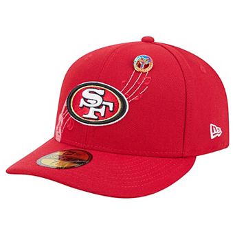 Men's New Era Scarlet San Francisco 49ers City Pin 59FIFTY Fitted Hat