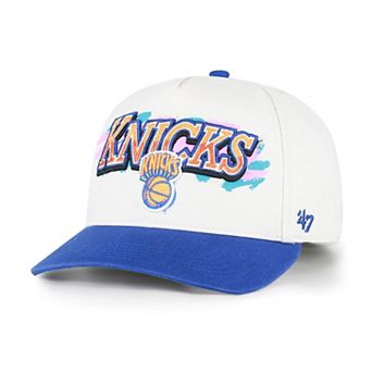 Men's '47 Cream New York Knicks City Paint Hitch Adjustable Hat