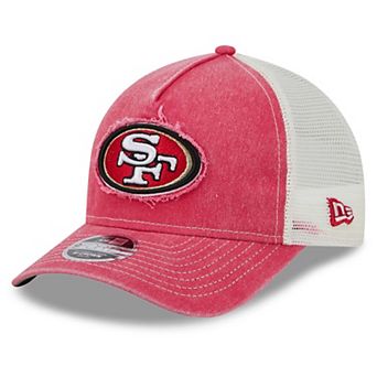 Youth New Era Scarlet San Francisco 49ers Fan 9FORTY A-Frame Trucker Adjustable Hat
