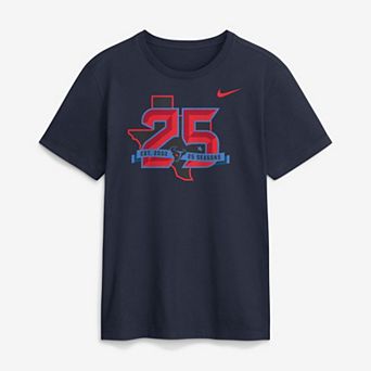 Men's Nike Navy Houston Texans 25th Anniversary T-Shirt