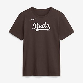 Men's Nike Brown Cincinnati Reds Core Cinder T-Shirt