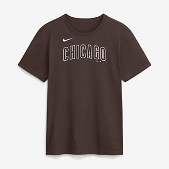Men's Nike Brown Chicago Cubs Core Cinder T-Shirt