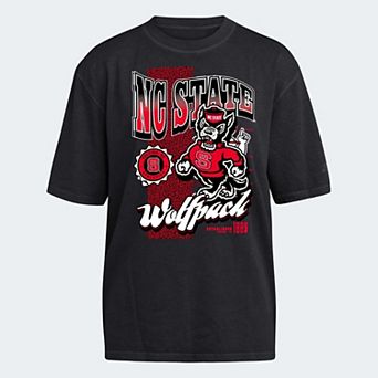Women's adidas Black NC State Wolfpack Premium Fashion T-Shirt