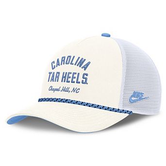 Unisex Nike White North Carolina Tar Heels Mascot Rope Trucker Adjustable Hat