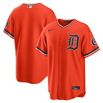 Men's Nike Orange Detroit Tigers Alternate Stadium Jersey