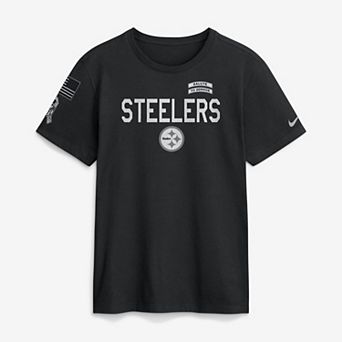 Men's Nike Black Pittsburgh Steelers 2026 Salute to Service Sideline Dri-FIT T-Shirt