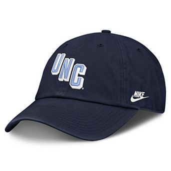 Men's Nike Navy North Carolina Tar Heels Legacy Letter & Mascot Club Adjustable Hat