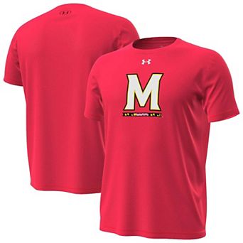 Men's Under Armour Red Maryland Terrapins Primary Tech Stretch T-Shirt