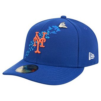 Men's New Era Royal New York Mets City Icon Pin 59FIFTY Fitted Hat