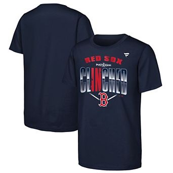 Youth Fanatics Navy Boston Red Sox 2026 MLB Postseason Locker Room T-Shirt
