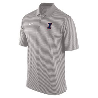 Men's Nike Gray Illinois Fighting Illini Dri-FIT Tour Polo