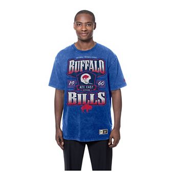 Men's New Era Royal Buffalo Bills Throwback Mineral Wash T-Shirt