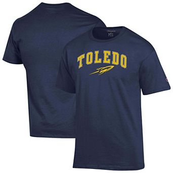 Men's Champion Navy Toledo Rockets Arch Logo T-Shirt