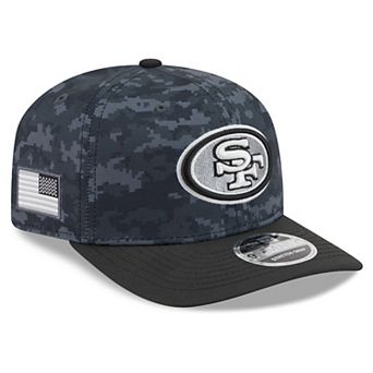Men's New Era Black San Francisco 49ers 2026 Salute To Service 9SEVENTY Adjustable Hat