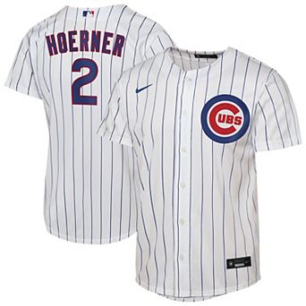 Youth Nike Nico Hoerner White Chicago Cubs Home Replica Jersey