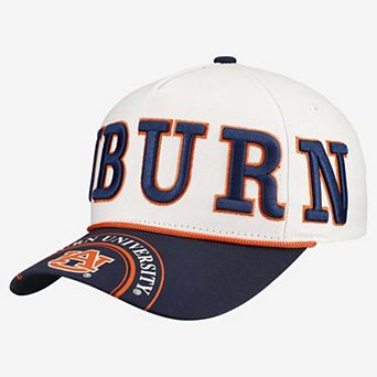 Women's Gameday Social White/Navy Auburn Tigers Five-Panel Rope Away Adjustable Hat
