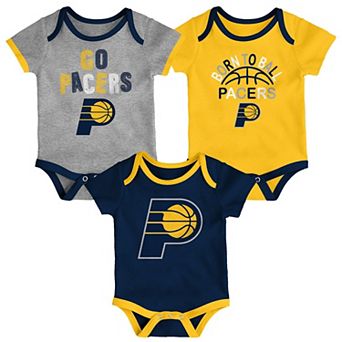 Newborn & Infant Outerstuff Indiana Pacers Born To Ball 3-Pack Bodysuit Set
