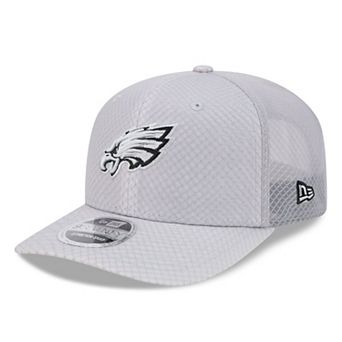 Men's New Era Gray Philadelphia Eagles Jock 9SEVENTY Adjustable Hat