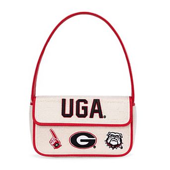 Women's Montana West Georgia Bulldogs Beaded Shoulder Bag