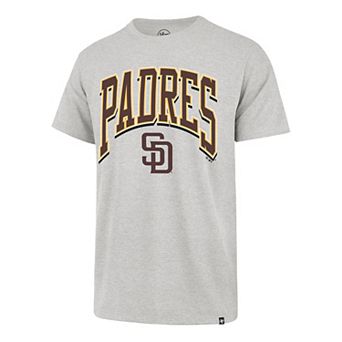 Men's '47 Gray San Diego Padres Walk Tall Franklin T-Shirt