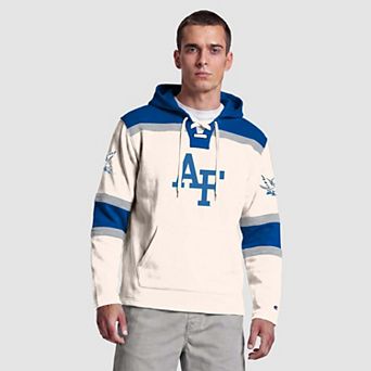 Men's Champion White Air Force Falcons Lacer Fleece Hoodie