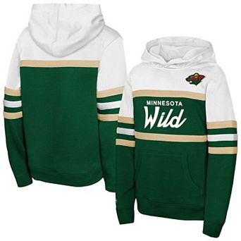 Youth Mitchell & Ness Green Minnesota Wild Head Coach Hoodie