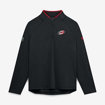 Women's Fanatics Black Carolina Hurricanes Authentic Pro Rink Lightweight Quarter-Zip Pullover