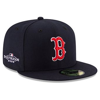 Men's New Era Navy Boston Red Sox 2026 MLB Postseason Side Patch 59FIFTY Fitted Hat