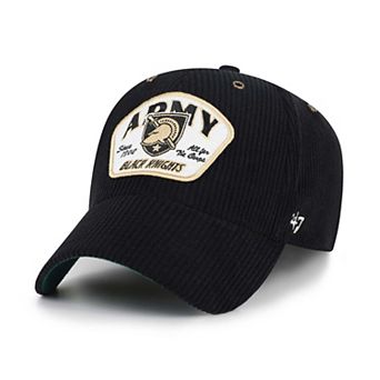 Unisex '47 Black Army Black Knights Accordia Corduroy MVP Adjustable Hat