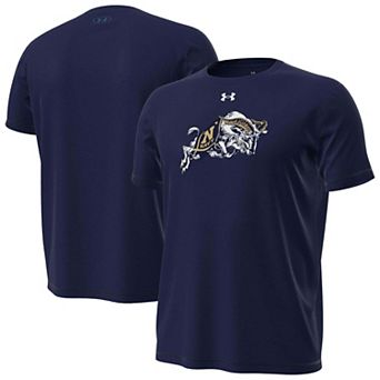 Men's Under Armour Navy Navy Midshipmen Goat Tech Stretch T-Shirt