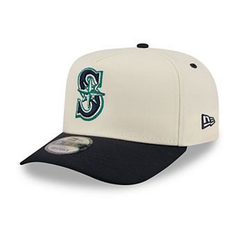 Men's New Era Cream Seattle Mariners Rear Hit 9FIFTY A-Frame Snapback Hat