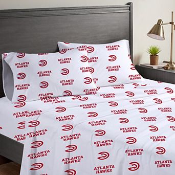 Pegasus Atlanta Hawks Four-Piece Queen Sheet Set