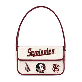 Women's Montana West Florida State Seminoles Beaded Shoulder Bag