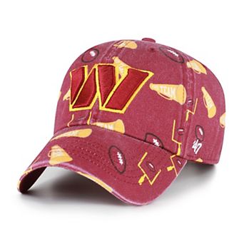 Youth '47 Burgundy Washington Commanders Stomping Ground Clean Up Adjustable Hat