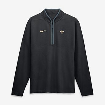 Men's Nike Black New Orleans Saints Dri-FIT Victory Half-Zip Pullover
