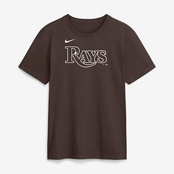 Men's Nike Brown Tampa Bay Rays Core Cinder T-Shirt