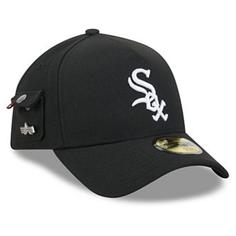 Men's New Era Black Chicago White Sox A-Frame 59FORTY Fitted Hat