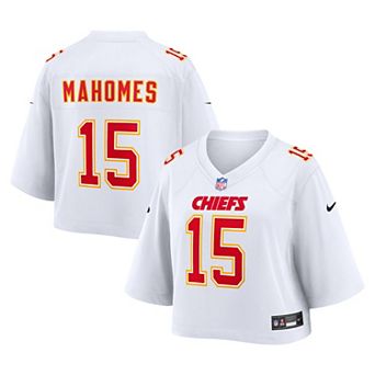 Women's Nike Patrick Mahomes White Kansas City Chiefs Cropped Fashion Game Jersey